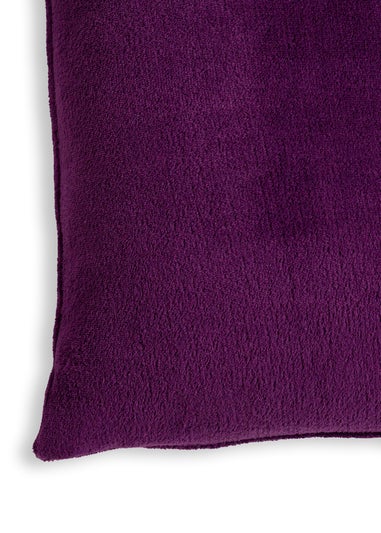 BHS Microfleece Plum Cushion (45x45cm)