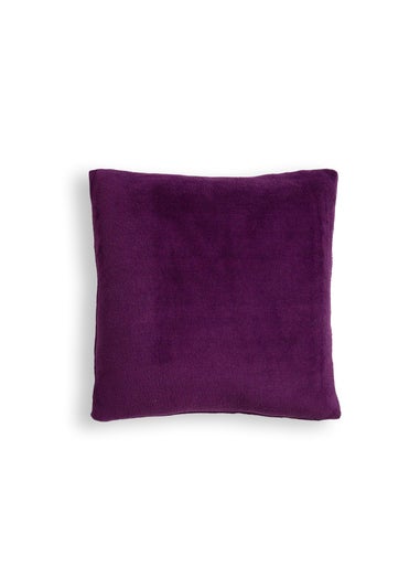 BHS Microfleece Plum Cushion (45x45cm)