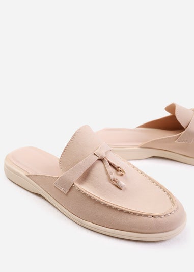 Where's That From Khaki Twilight Wide Fit Slip On Loafers