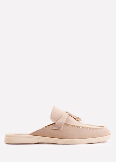 Where's That From Khaki Twilight Wide Fit Slip On Loafers