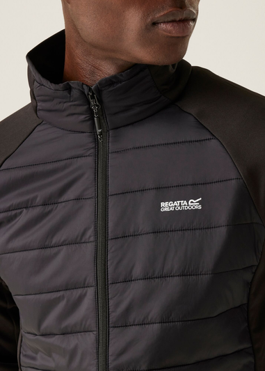 Regatta Black Clumber IV Hybrid  Quilted Jacket