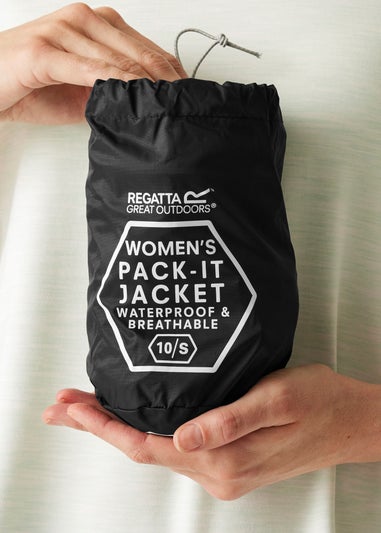 Regatta Black Pack It III Waterproof Breathable Jacket