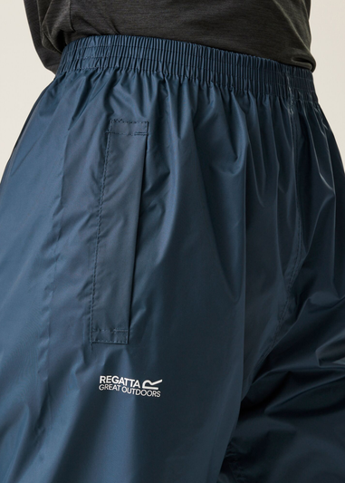 Regatta Blue Pack It Waterproof Overtrouser