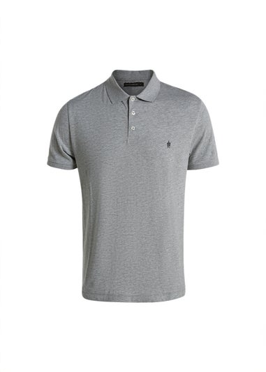 French Connection Black/Grey Cotton Polo Shirts (Pack of 3)