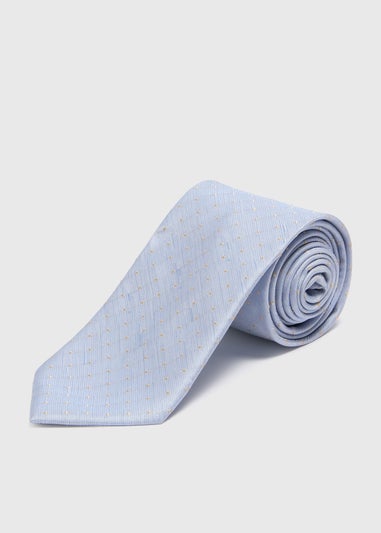 Taylor & Wright Light Blue Polka Dot Tie