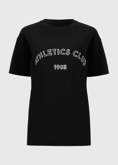 Souluxe Black Athletics Club T-Shirt