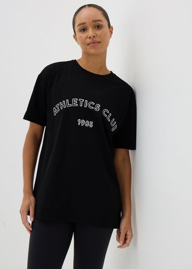 Souluxe Black Athletics Club T-Shirt