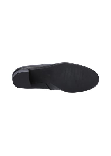 Hush Puppies Black Anna Court Shoe