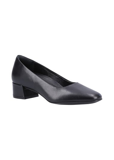 Hush Puppies Black Alina Court Shoe