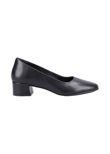 Hush Puppies Black Alina Court Shoe