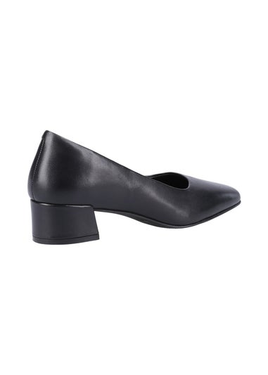 Hush Puppies Black Alina Court Shoe