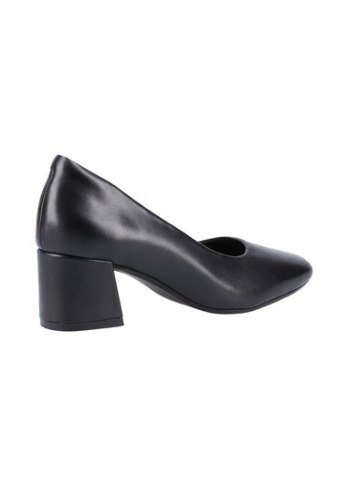 Hush Puppies Black Alicia Court Shoe