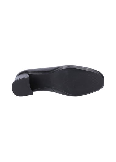 Hush Puppies Black Alicia Court Shoe