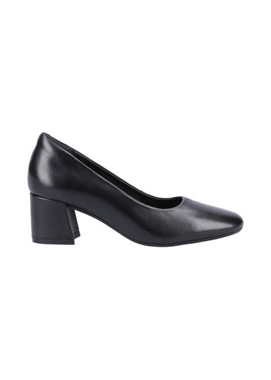 Hush Puppies Black Alicia Court Shoe