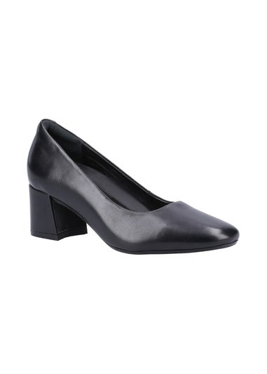 Hush Puppies Black Alicia Court Shoe