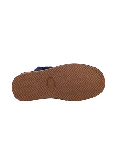 Hush Puppies Navy Ashleigh Slipper Bootie