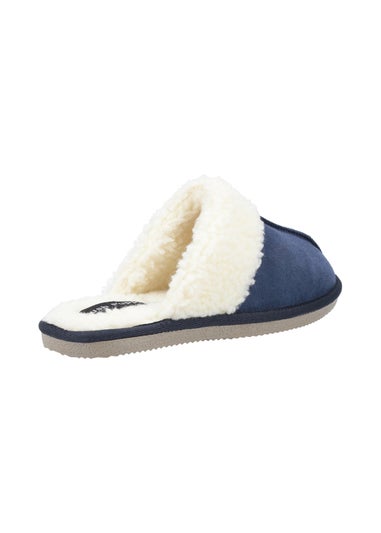 Hush Puppies Blue Arianna Mule Slippers