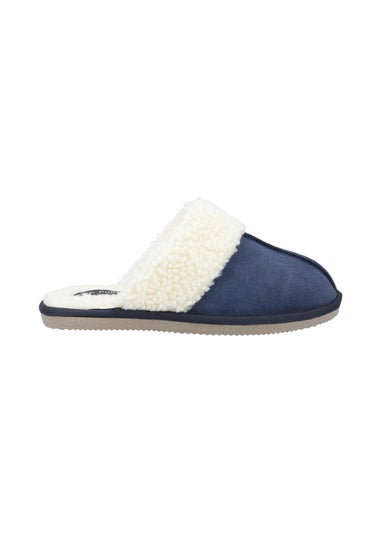 Hush Puppies Blue Arianna Mule Slippers