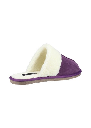 Hush Puppies Purple Arianna Mule Slippers