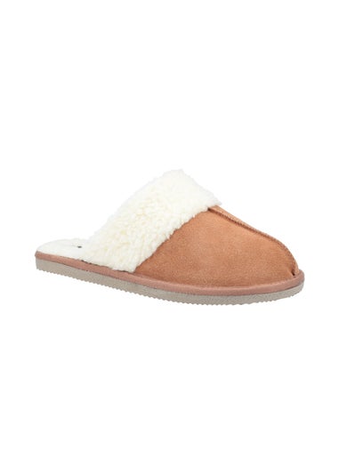 Hush Puppies Brown Arianna Mule Slippers