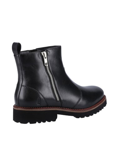 Hush Puppies Black Grace Zip Boot