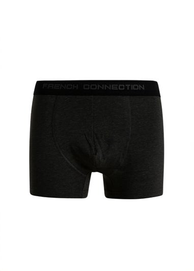 French Connection Charcoal Grey Cotton Boxers (Pack of 5)