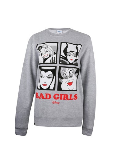 Disney Grey Bad Girls Crew Neck Sweatshirt