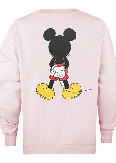 Disney Pink Boss Man Mickey Mouse Sweatshirt