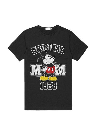 Disney Black Original 1928 Mickey Mouse T-Shirt