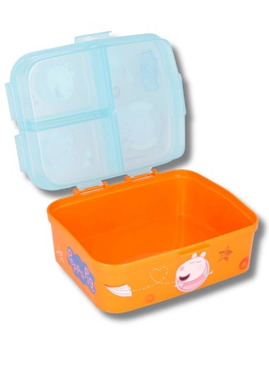 Peppa Pig Orange Multi Compartment Lunch Set