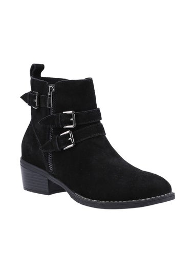 Hush Puppies Black Jenna Ankle Boot