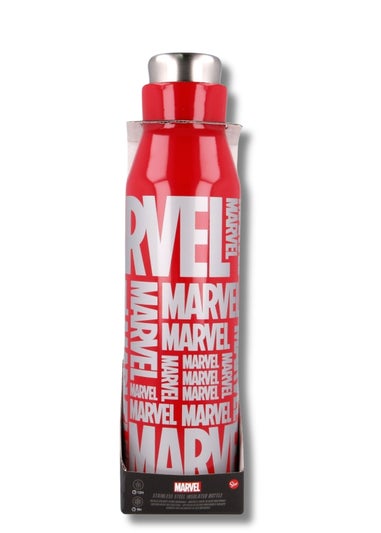 Marvel Red Double Walled Stainless Steel Diabolo Bottle (580 ml)