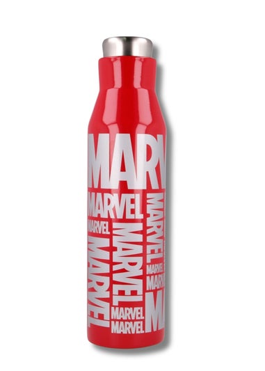 Marvel Red Double Walled Stainless Steel Diabolo Bottle (580 ml)