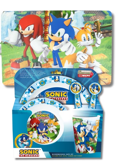 Sonic Blue Dinner Set 6pcs