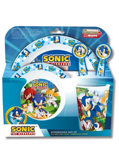 Sonic Blue Dinner Set 6pcs