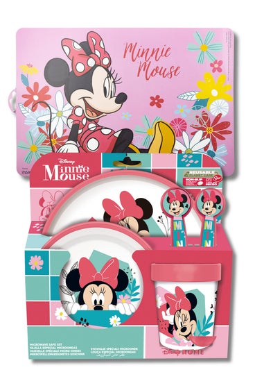 Disney Pink Minnie Mouse Dinner Set 6pcs