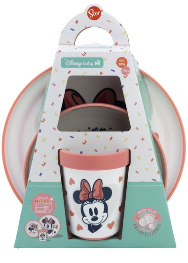 Disney Cream Minnie Mouse Toddler Non Slip Set Box