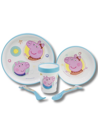 Peppa Pig White Dinner Set 6pcs