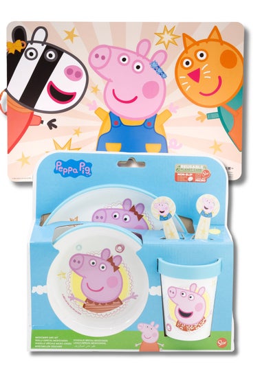 Peppa Pig White Dinner Set 6pcs