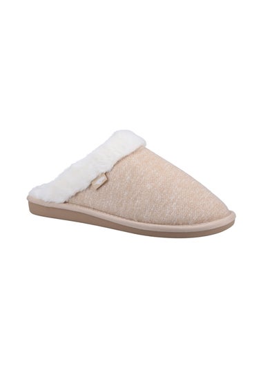 Rocket Dog Taupe Rosie Skirball Jersey Mule Slippers