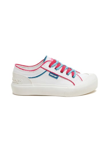 Rocket Dog White Jazzin Plus Eighties 12A Shoe