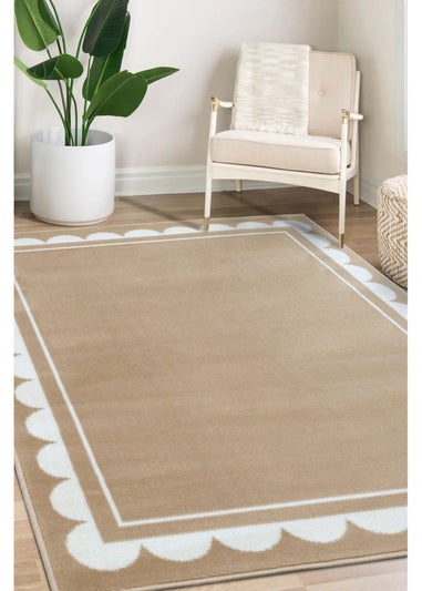 Homemaker Scallop Champagne Rug