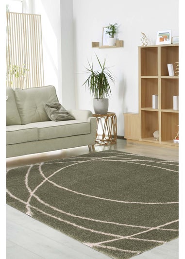 Relay Homemaker Halo Squiggle Sage Rug