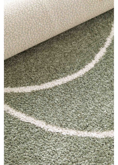 Relay Homemaker Halo Squiggle Sage Rug