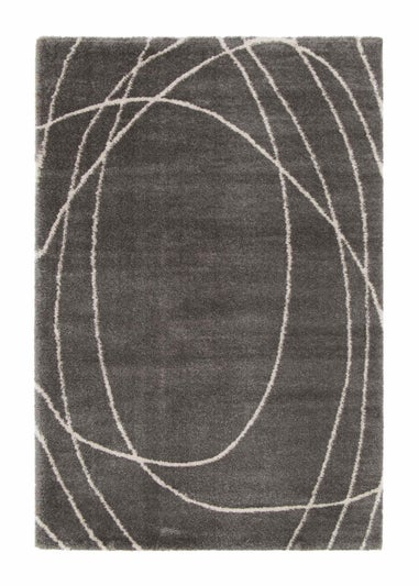 Relay Homemaker Halo Squiggle Grey Rug