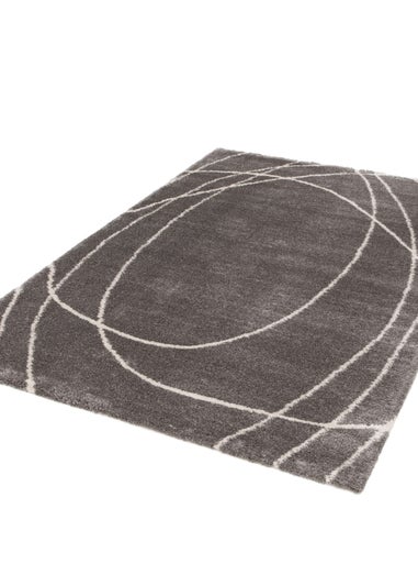 Relay Homemaker Halo Squiggle Grey Rug