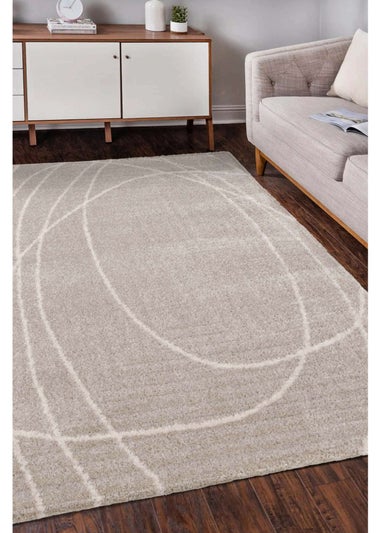 Relay Homemaker Halo Squiggle Natural Rug