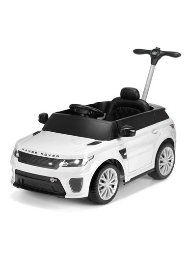 Xootz White/Black Range Rover Ride-On/Push (6v)