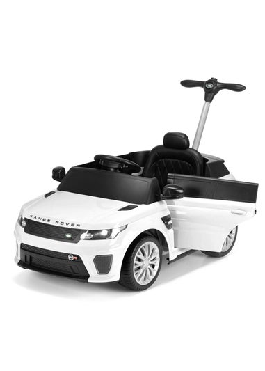 Xootz White/Black Range Rover Ride-On/Push (6v)