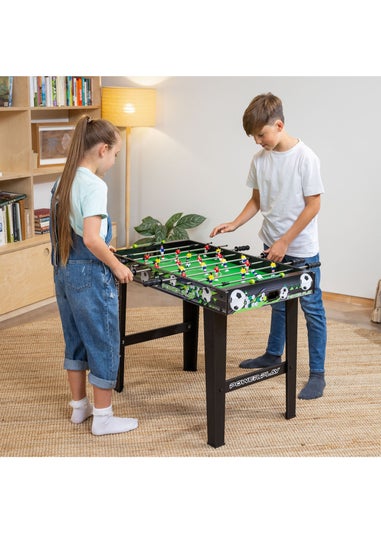 Power Play Black/Green Stand Up Football Games Table (3ft)